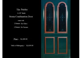 The Paisley Storm Combination Door Photo