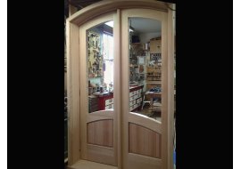 Arched Front Door in the Shop Photo