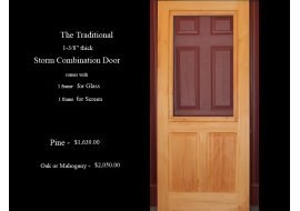 Traditional Storm Combination Door Traditional Storm Combination Door Photo