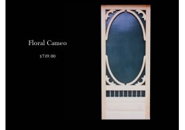 Floral Cameo Screen Door $739.00 Floral Cameo Screen Door $739.00 Photo