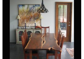 Made of 2 Large Walnut Planks Made of 2 Large Walnut Planks Photo