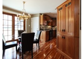 Arts and Crafts Kitchen Corner Hutch Arts and Crafts Kitchen Corner Hutch Photo