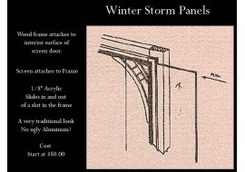 Screen Door Storm Kit Screen Door Storm Kit Photo