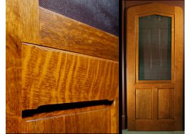 Storm Door in 1/4 Cut Oak Storm Door in 1/4 Cut Oak Photo