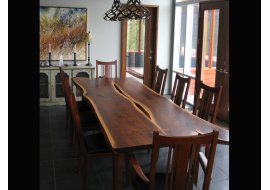 Live Edge Walnut Dinning Table Live Edge Walnut Dinning Table Photo