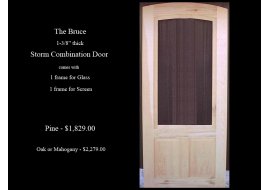 The Bruce Storm Combination Door The Bruce Storm Combination Door Photo